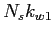 $N_sk_{w1}$